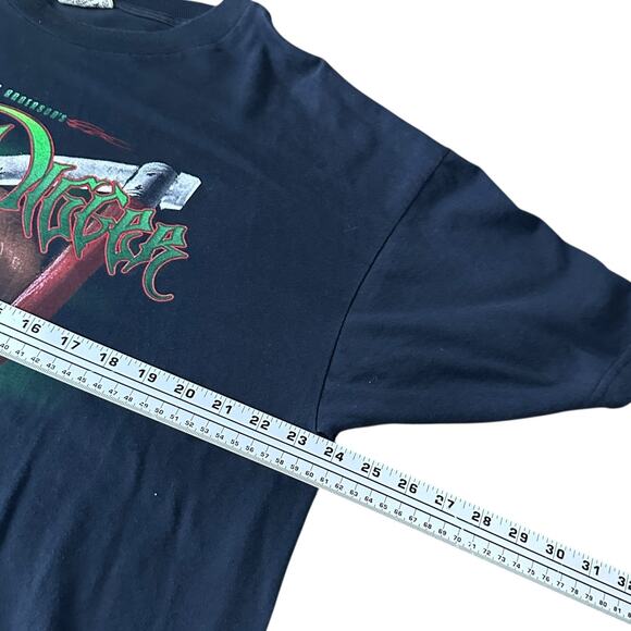 Vintage Grave Digger Monster Truck T-Shirt Men’s 2XL XXL Black 1996 Skull Reeper - Picture 6 of 8